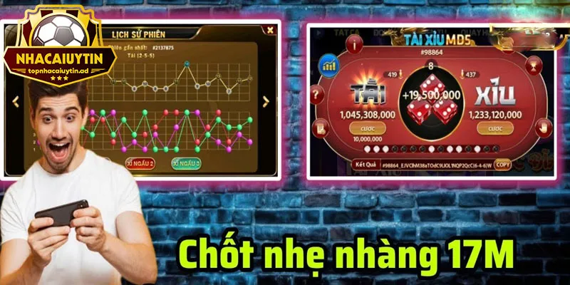Soi cầu tài xỉu thắng lớn - Phương pháp cầu đảo 1:1